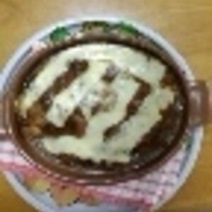 【余りものW消費！】餅チーズカレー